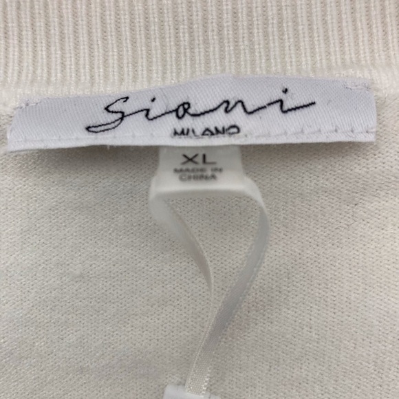 Siani Milano White Lace Top XL – NWT Romantic Regencycore - Picture 7 of 10